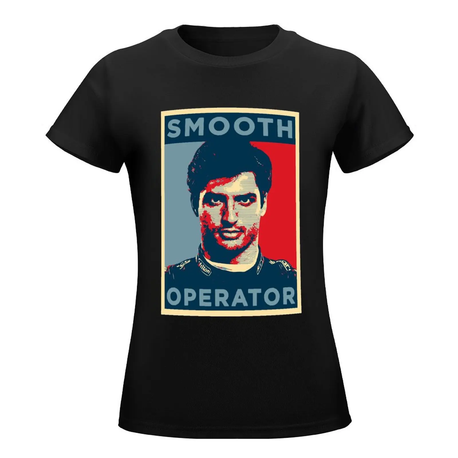 Carlos Sainz Smooth Operator Classic T-Shirt summer clothes sweat black t-shirts for Women