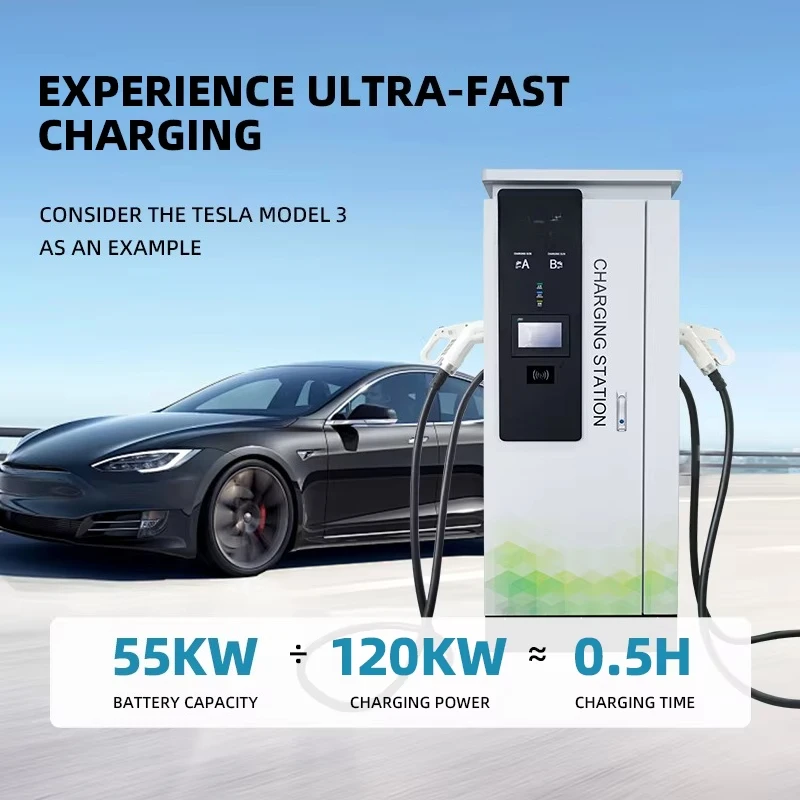 HAIDIRA 80KW 120KW 160KW DC Charger EV Charging Station Car Battery Charger for Electric Vehicles CCS GB/T Interface Standard