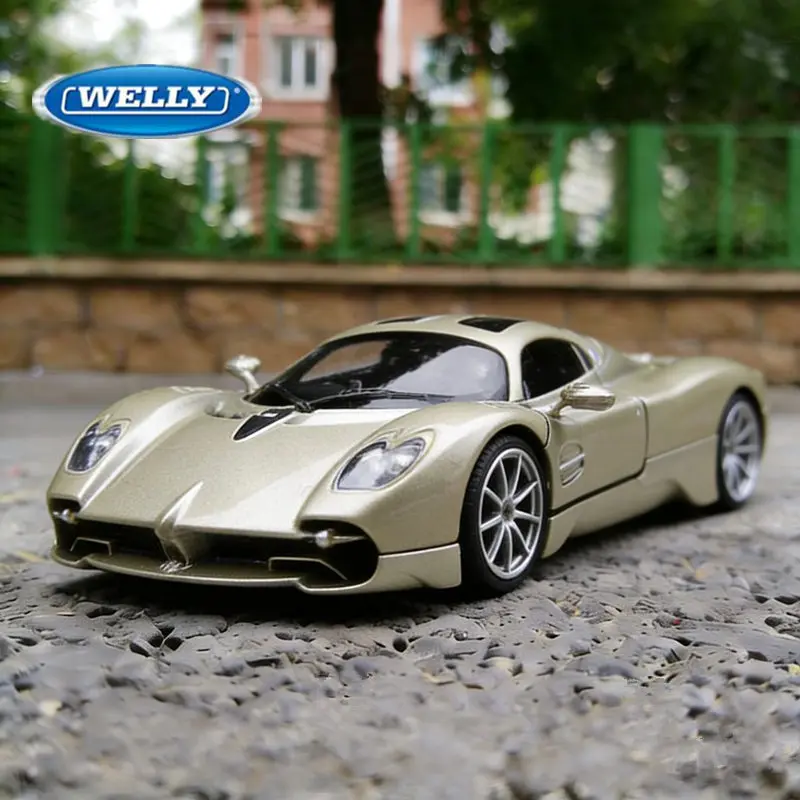 

Welly 1:24 Pagani Utopia Alloy Sports Car Model Diecast Metal Track Racing Vehicles Car Model High Simulation Childrens Toy Gift