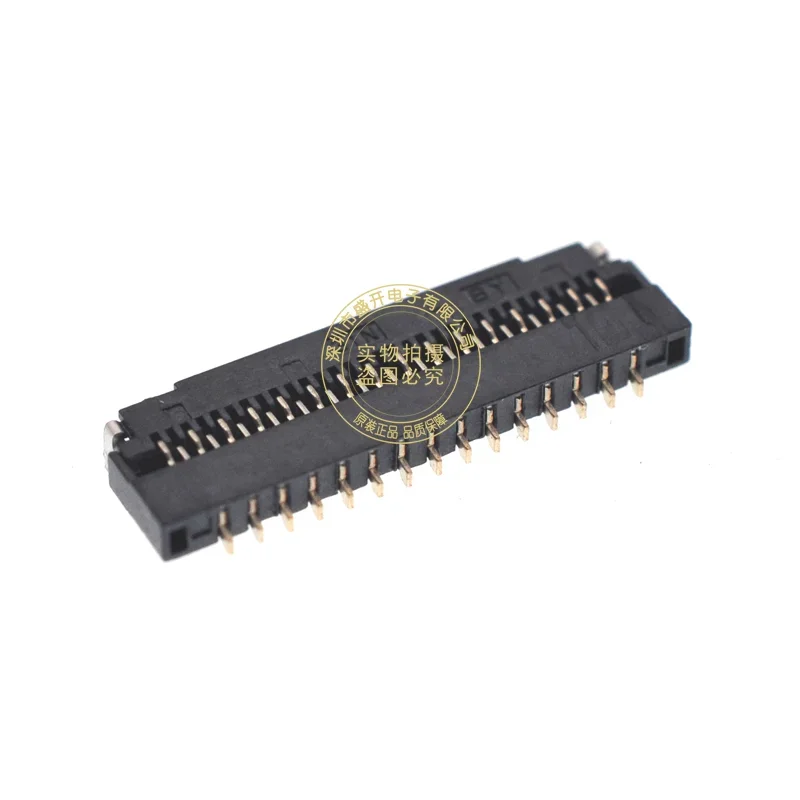 Clamshell Bottom Contact Type FPC Connector Socket 0.3mm Pitch - 13/15/17/23/25/27/29/31/33/35/39/41/45/49/51/57/61 Pin Flexible