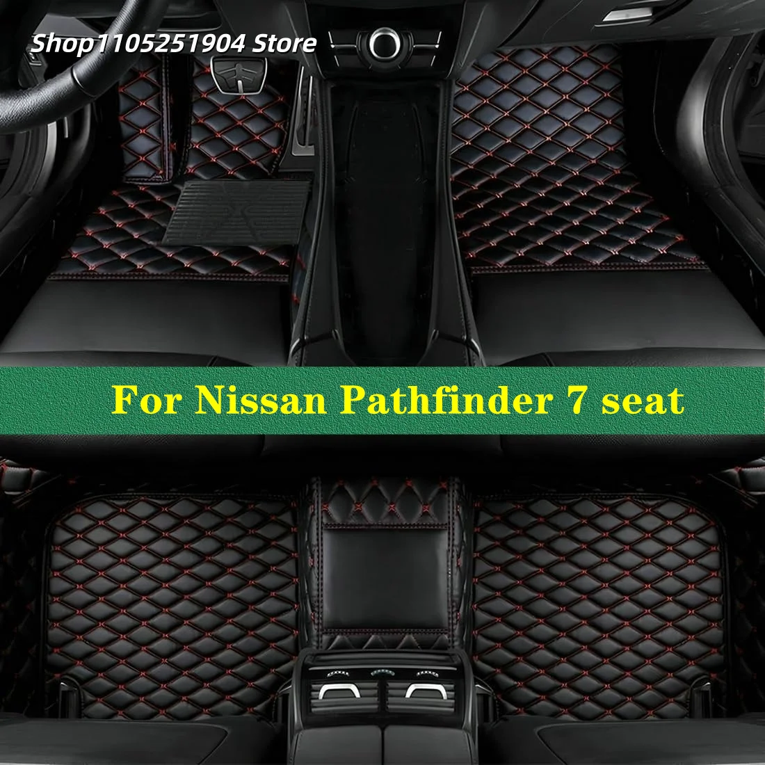 

Auto Carpets Car Floor Mats For Nissan Pathfinder 7seat 2024 2025 2026 2027 Car Mat Interior Accessories