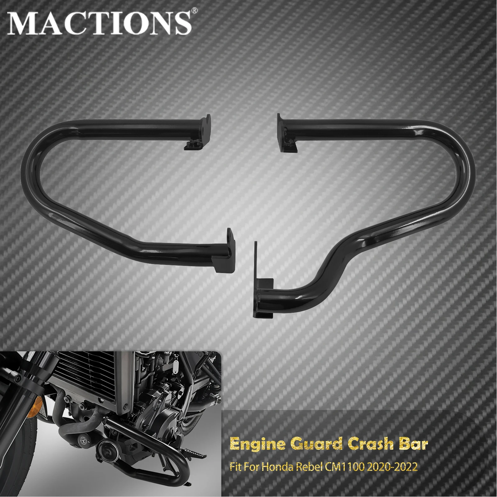 Motorcycle Engine Guard Highway Crash Bar Front Frame Protection Bumper For Honda Rebel 1100 CMX 1100 2021 2022 2023 2024 2025