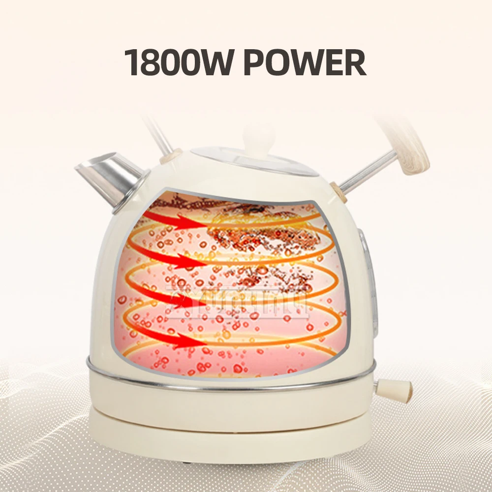 

1800ML Electric Kettle Automatic Power off Large Capacity Kettle With Water Temperature Control