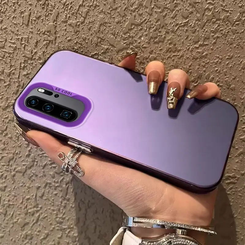 For Huawei P30 Pro Case Huawei P30 Pro Phone Cover VOG-L29 VOG-L09 VOG-L04 Cases Luxury Metallic Aurora Skin Matte Cover