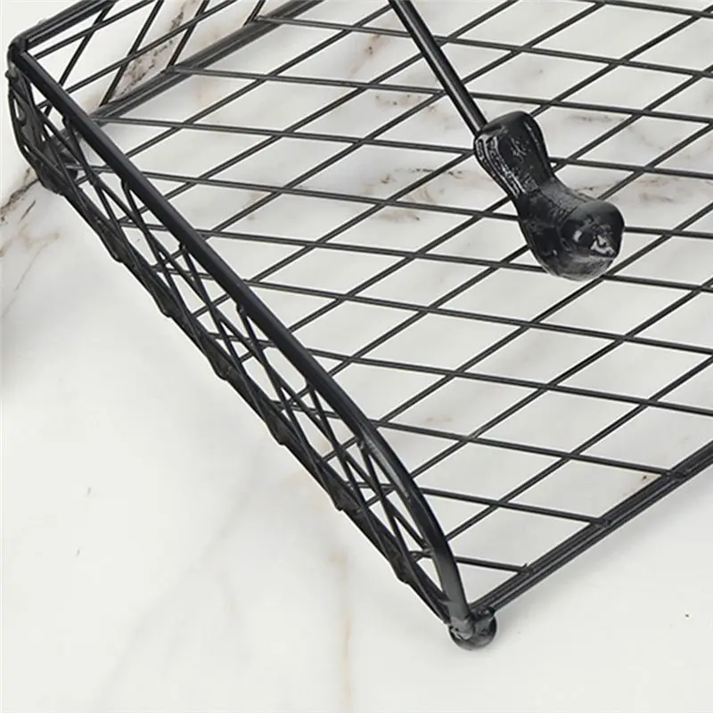 ABHZ-حامل مناديل شبكية عمودية مع ذراع موزع - حامل مناديل للطاولة والمطبخ وأسطح الطاولات والطاولات الخارجية