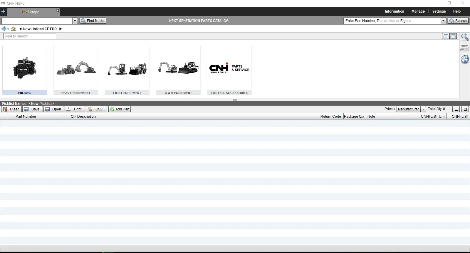 

AutoCD New Holland Construction Europe [10.2020] Каталог запасных частей