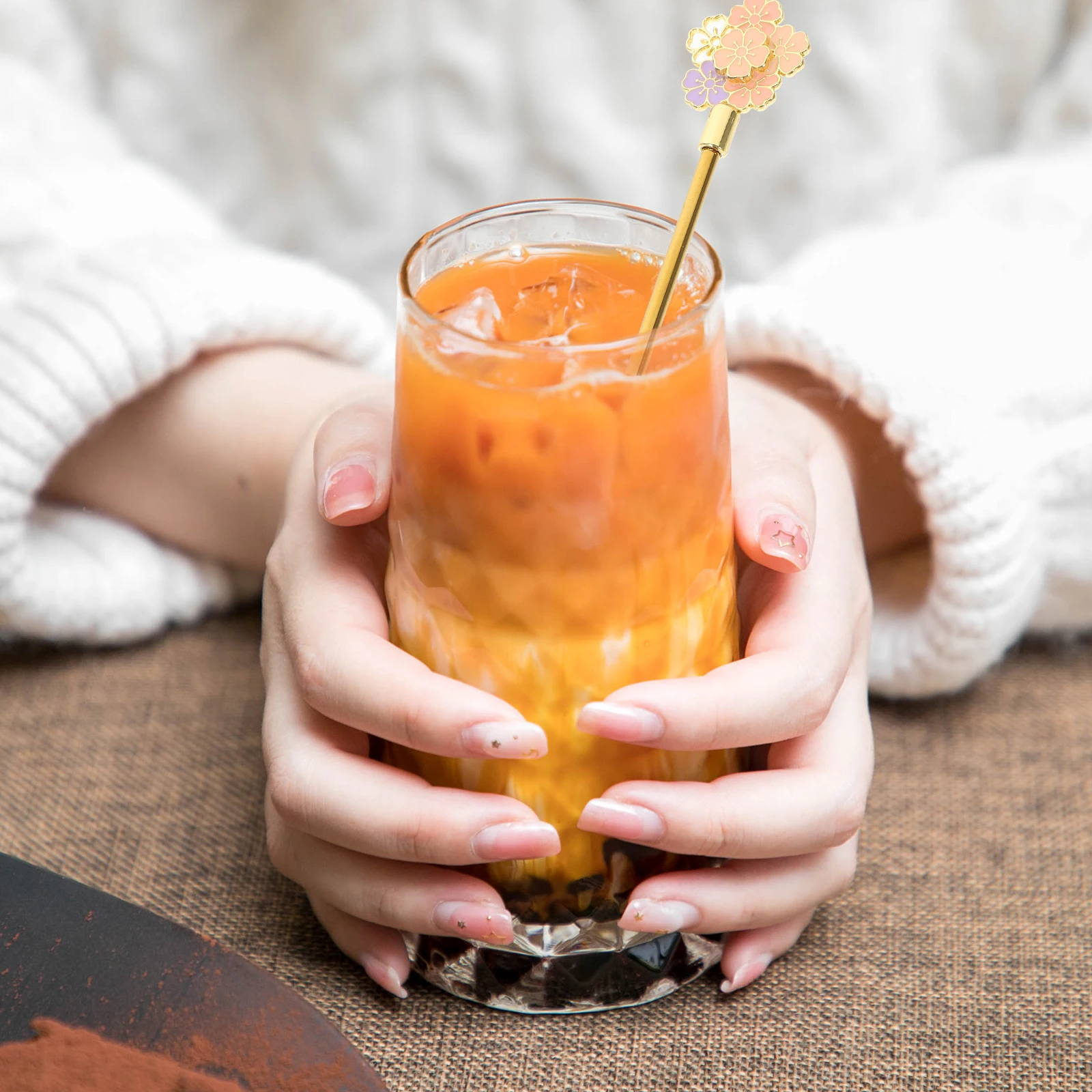 

1pc Stainless Steel Swizzle Stick Mixing Bar Tool For Cocktail Wine Juice Coffee Beverage Stirrer Muddler Rod Kitchen Barware