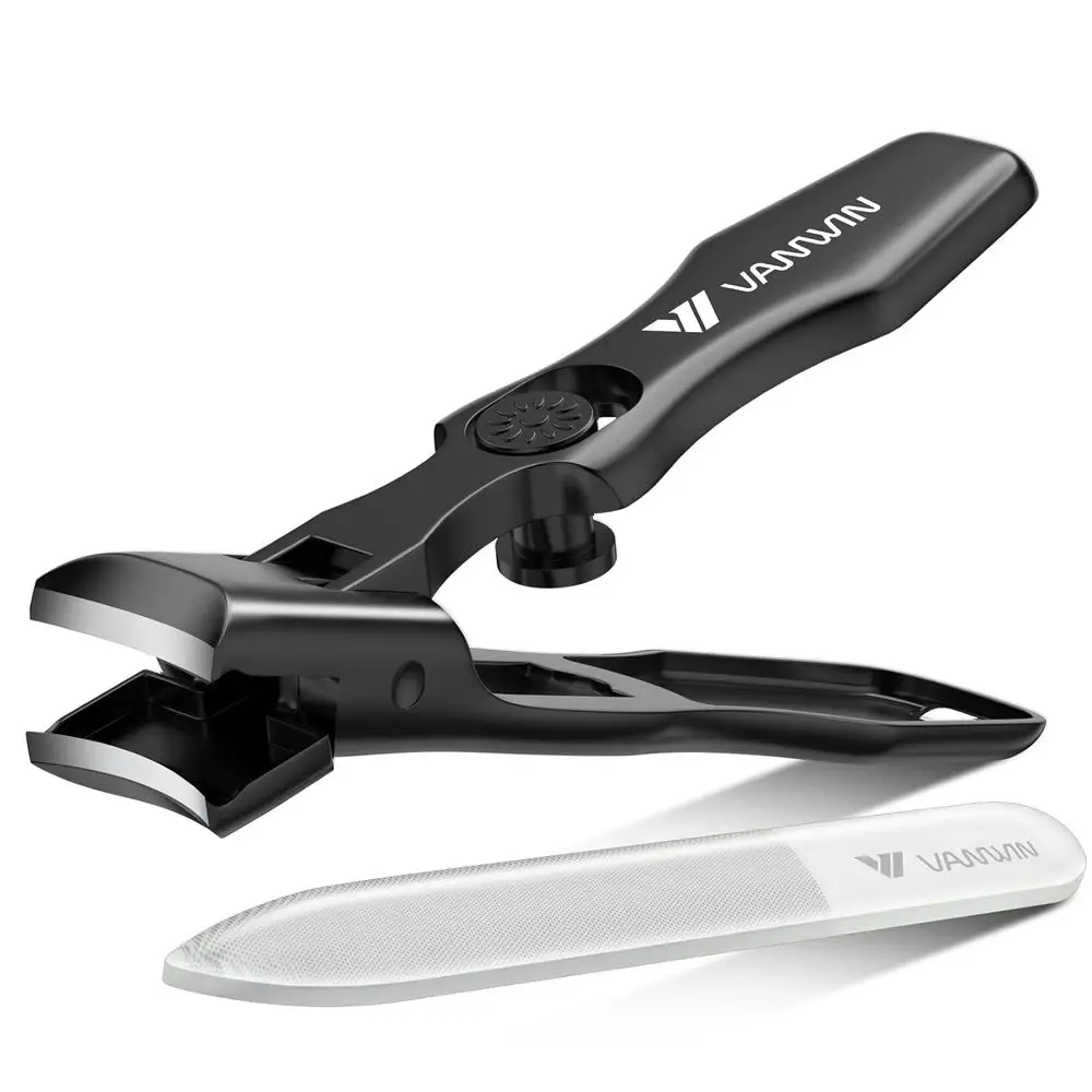 

Heavy Duty Wide Jaw Nail Clippers with Safety Lock for Men and Women