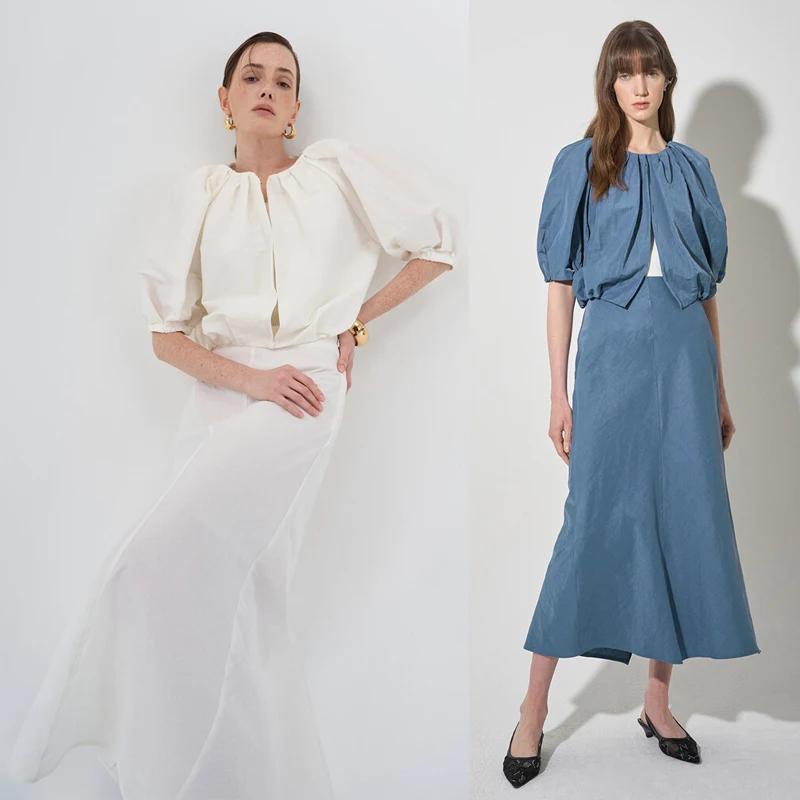 

Ele ort Sve irt And Fi Tail f Комплект юбки для женщин летом 2025, два цвета в наличии, бренд Selfwill