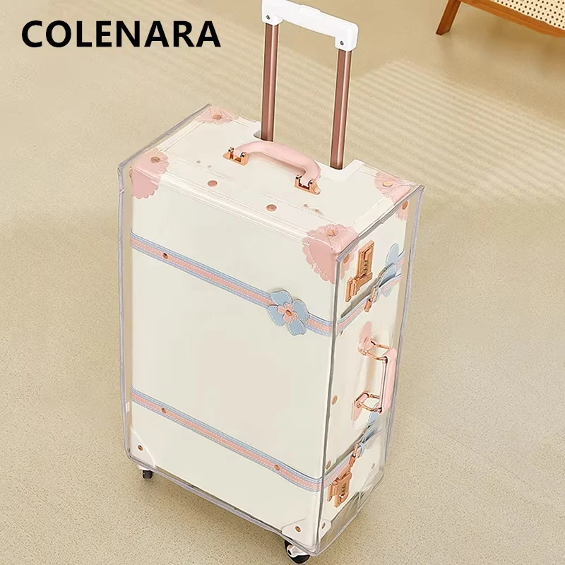 COLENARA Carry-on Travel Suitcase 20 Inch Boarding Box Set 24