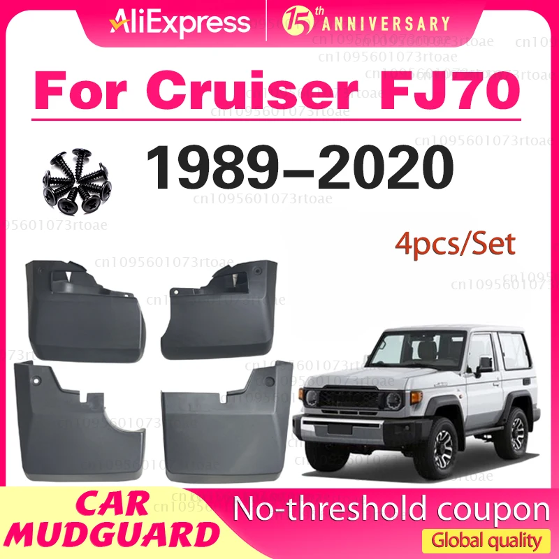 

Car MudFlaps Fender for Toyota Land Cruiser Pickup FJ70 FJ75/79 1989-2020 Guard Wheel Protect Mudguard Accessories