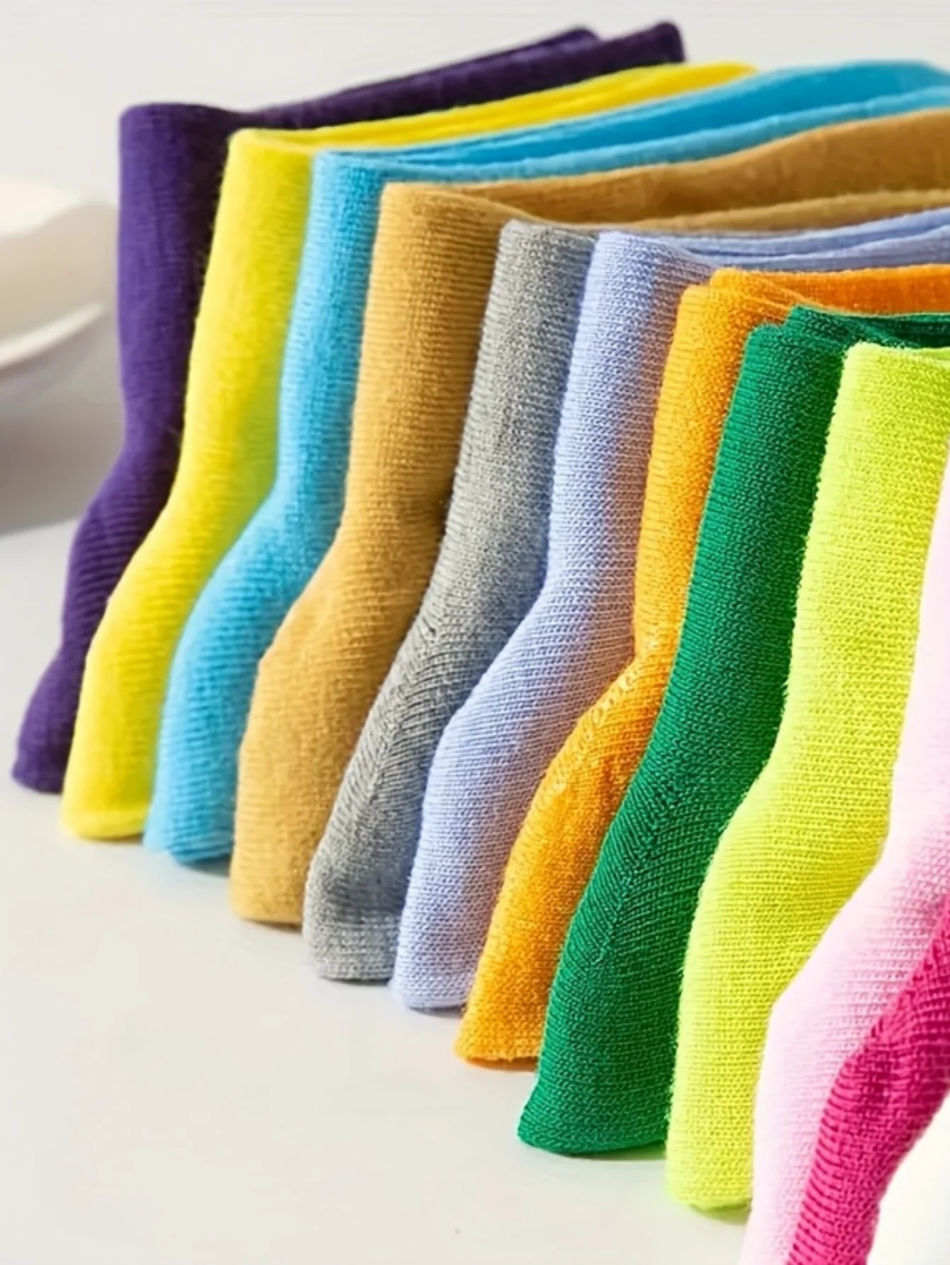 3/5/6/7/10/15/20 pairs mixed-size athletic socks, including student-style basketball socks, men's mid-calf socks, and crew socks