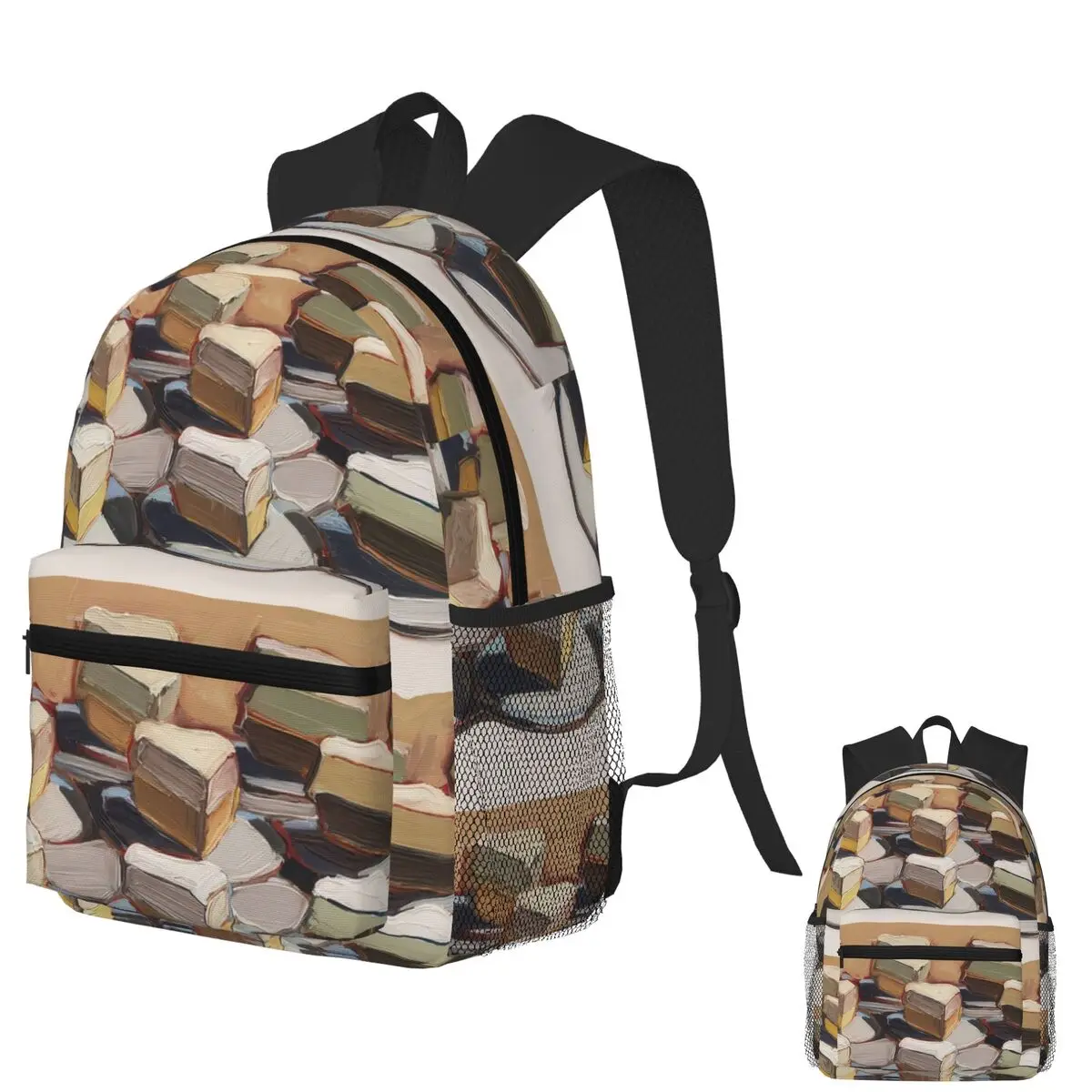 

Wayne Thiebaud Student Backpack School Bag Hiking Travel Daypack for Men Women Fashion Bookbag Shoulder Bags