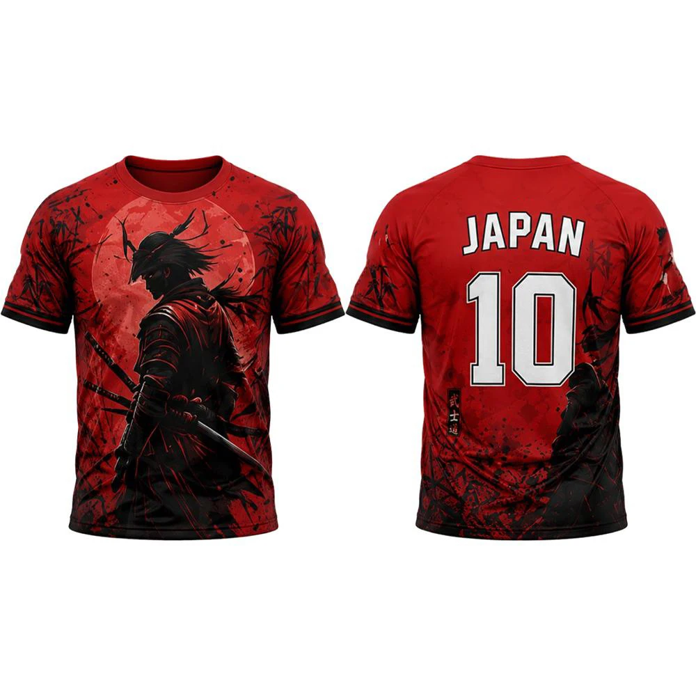 Summer Casual Cherry Blossom Football Men T Shirt Women Tee Boys Top Children Parent Child Quick Dry Short Sleeves Kids Tshirt