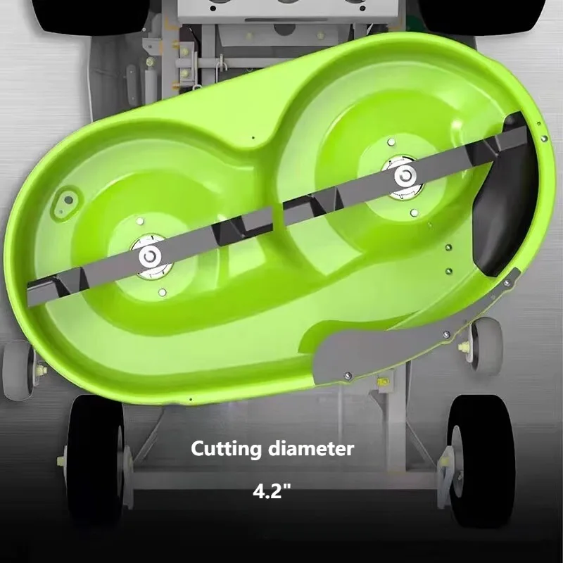 Elektromäher ohne Drehung mit Multifunktions-Rasenschneider und Fahrradtyp
