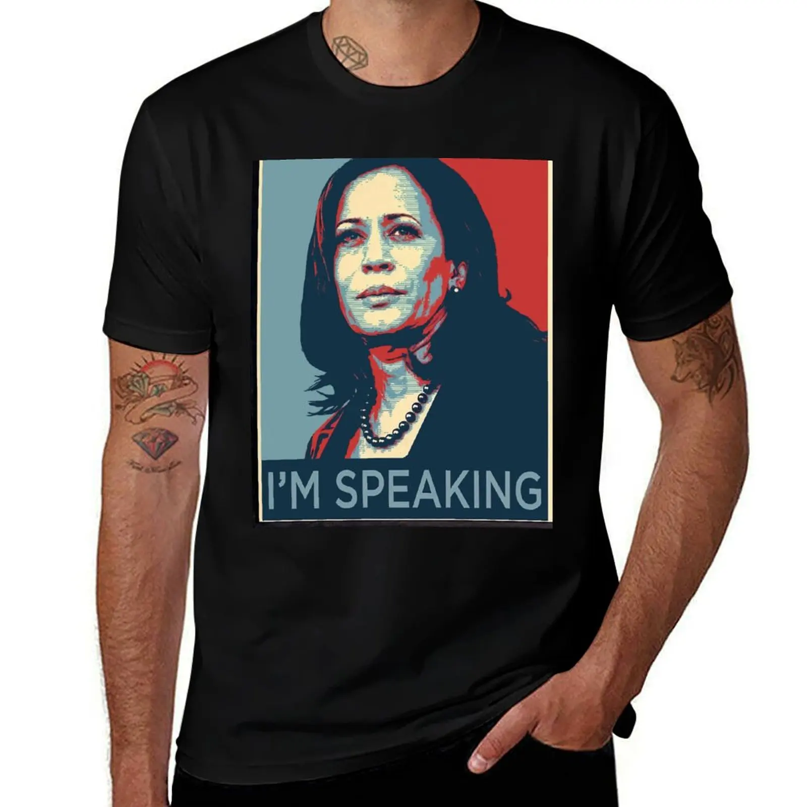 

I'm speaking - Kamala Harris T-Shirt shirts graphic tee vintage graphic tee anime cute clothes t shirts for men pack