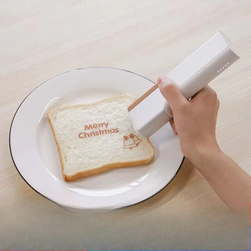 Printpen with New Color Red Edible Ink Digital Handheld Printer Food Surface Portable Inkjet Coffee Printer