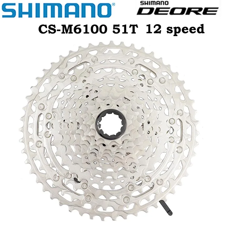 Shimano DEORE XT SLX XTR CS-M6100 CS-M7100 CS-M8100 CS-M9101 CS-M9100 Cassette Sprocket Freewheel Mountain Bike MTB 12-Speed