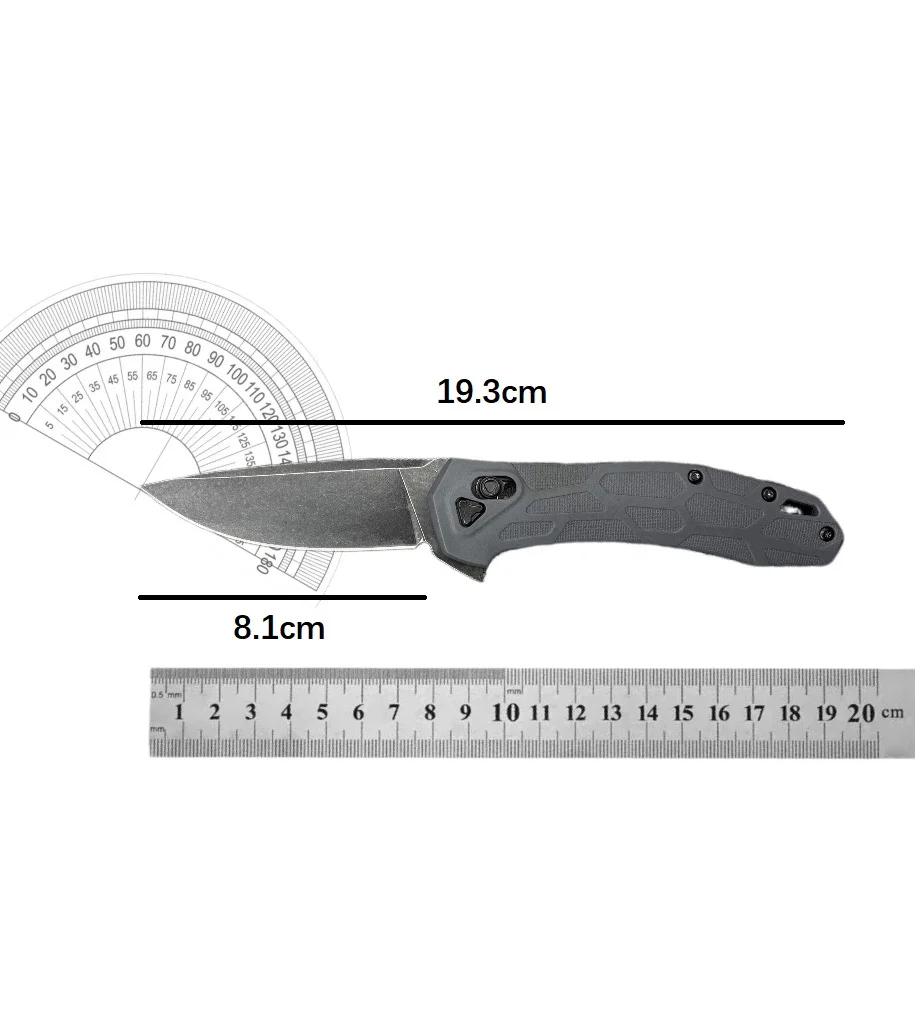 Nylon fiber handle folding knife, outdoor survival knife, high hardness multi-function folding knife, fruit knife for home use