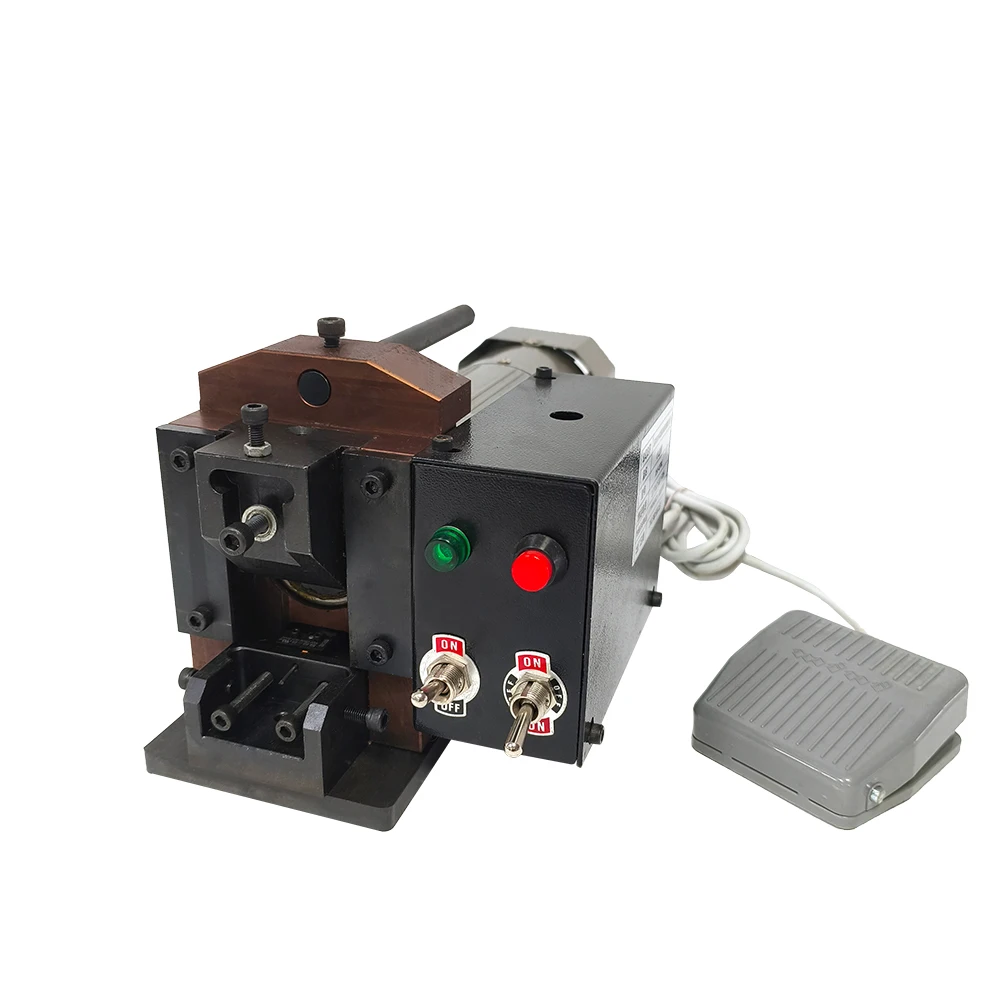 Semi Automatic pass through Crystal Head Connector lan Wire Forming Machine crimper Rj45 cable EZ Crimping Machine