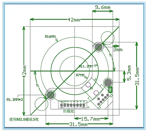 ABZ3 Phase 1000 Line Encoder Module Industrial Step Servo 42 Motor Code Disk HN103-36B-5