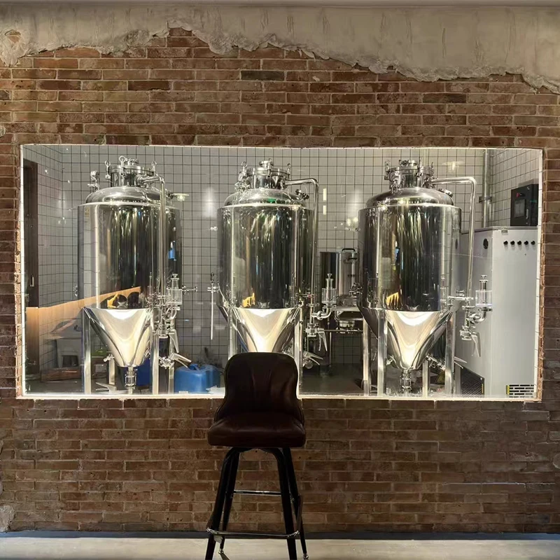 Home Fermentation Tank Triple-Layer Insulated Pressure-Retaining Conical Fermentation Tank 3MM Craft Beer Stainless (Customized)