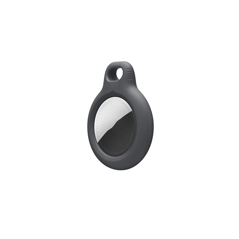 ผู้ถือที่ปลอดภัยพร้อมสายคล้องสําหรับ Apple Airtags กรณีฝาครอบป้องกันอุปกรณ์เสริม Tracker Anti-Scratch Anti-Lost พวงกุญแจ Airtag กรณี