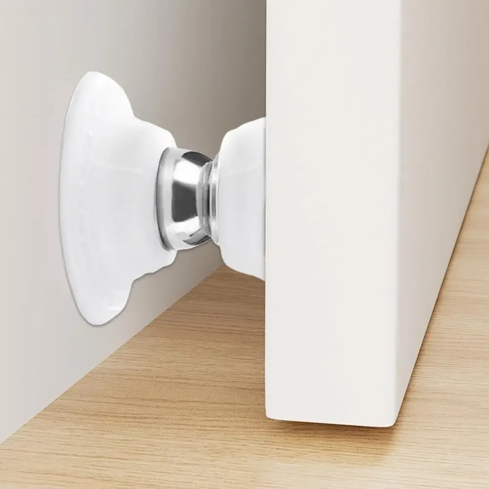 Silikon Anti-kollision Magnetische Tür Stopper Schlafzimmer Tür Studie Tür Puffer Tür Saug Kein Stanzen Starke Bindung