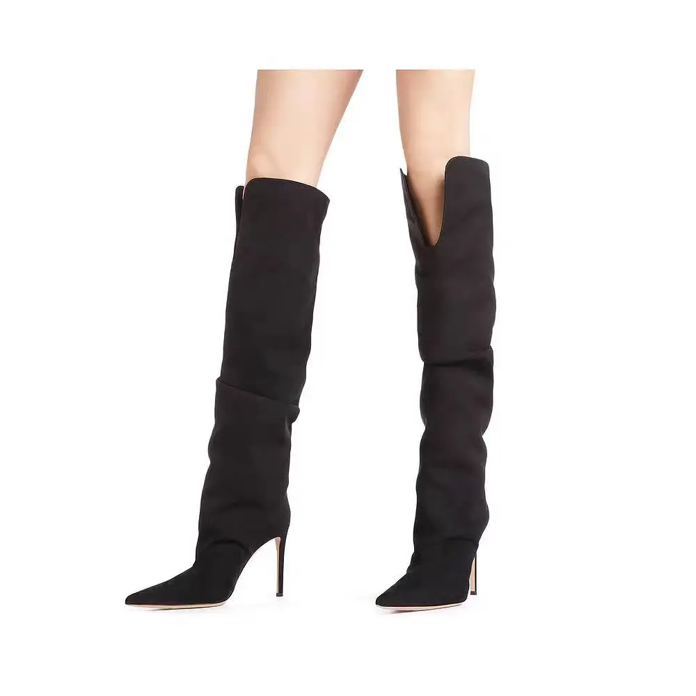 Black Suede Slouchy… - image