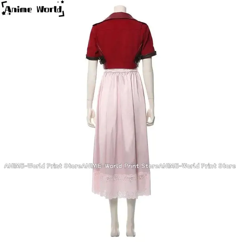 《На заказ 》Игра FF7 Vii 7 Remake Aerith Gainsborough Косплей Костюм Любой Sizex;3,v'6.f;9,