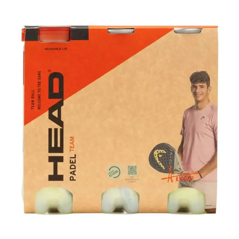 Pelotas de Pádel Head 3X3B Head 6Dz