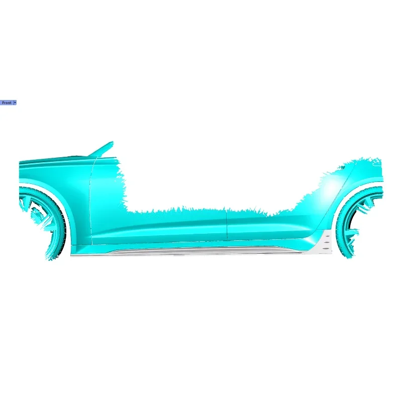Carbon Fiber Side Skirts For Audi RS6 C8 2019-2022