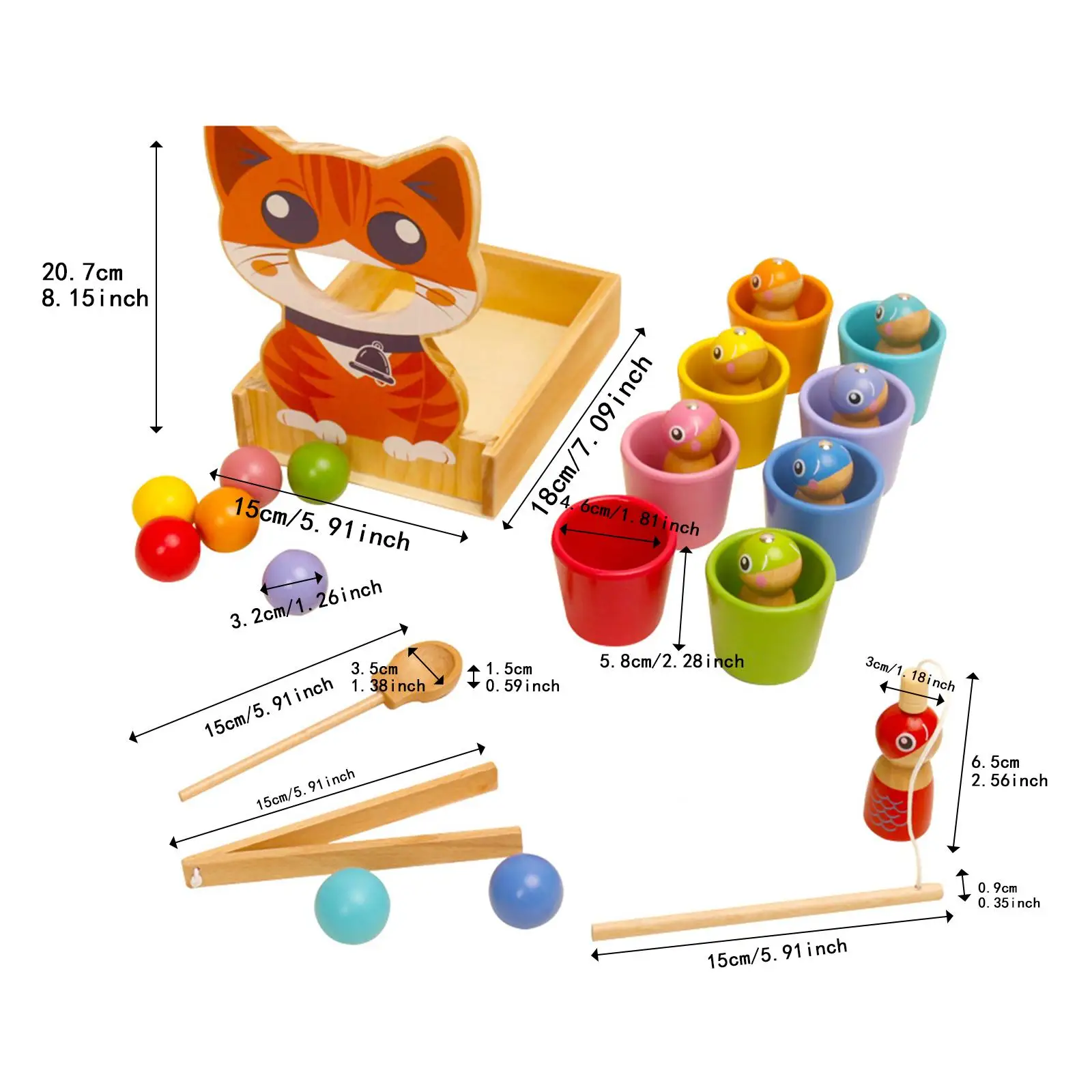 Balles en tasses, jouet de correspondance des couleurs, jeu de développement, apprentissage du tri et du comptage des couleurs, détection, activités d'apprentissage, jeu de correspondance