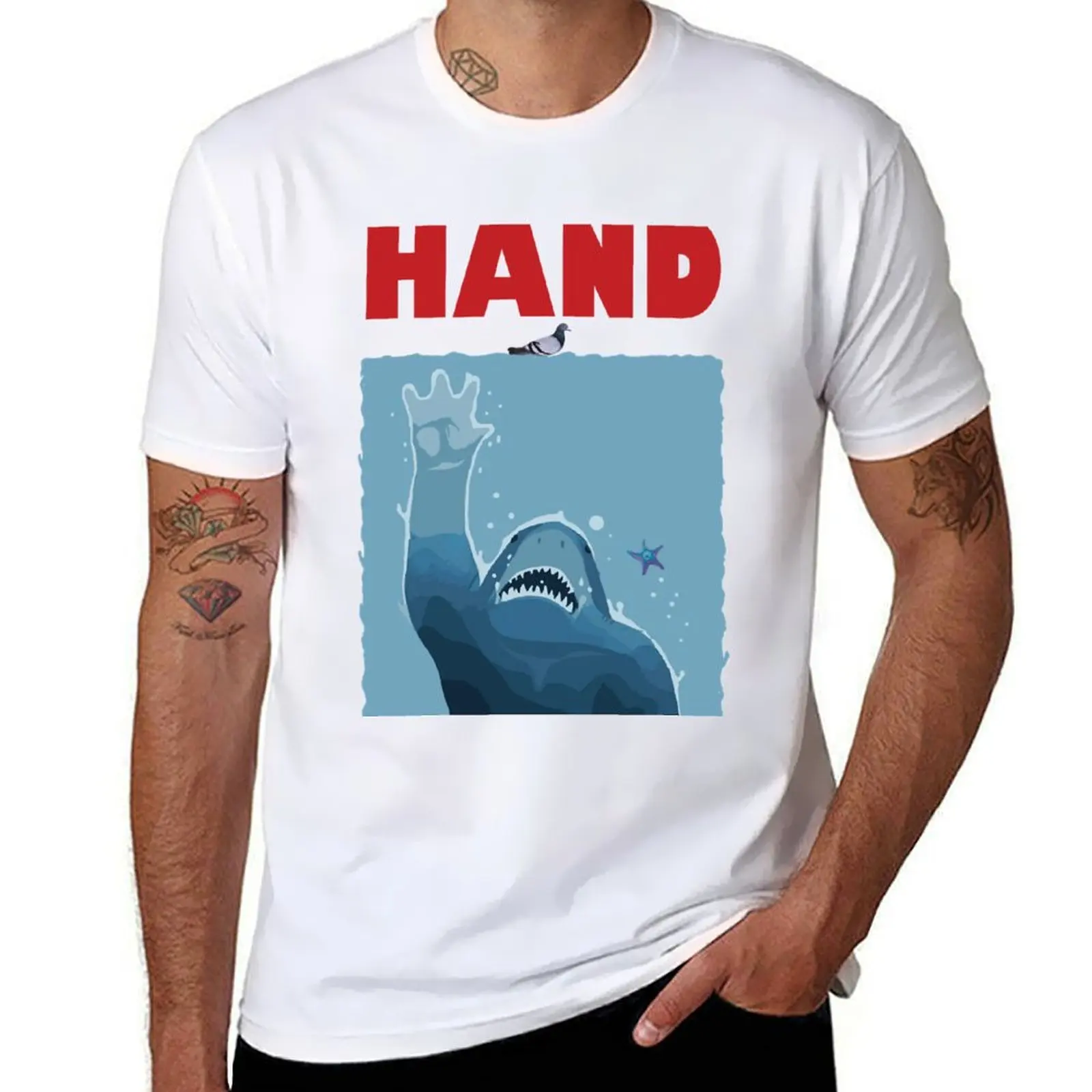 

King Shark Hand! King NomNom Nanaue JAw T-Shirt funny t shirts man man t shirts high quality luxury brand T-Shirt