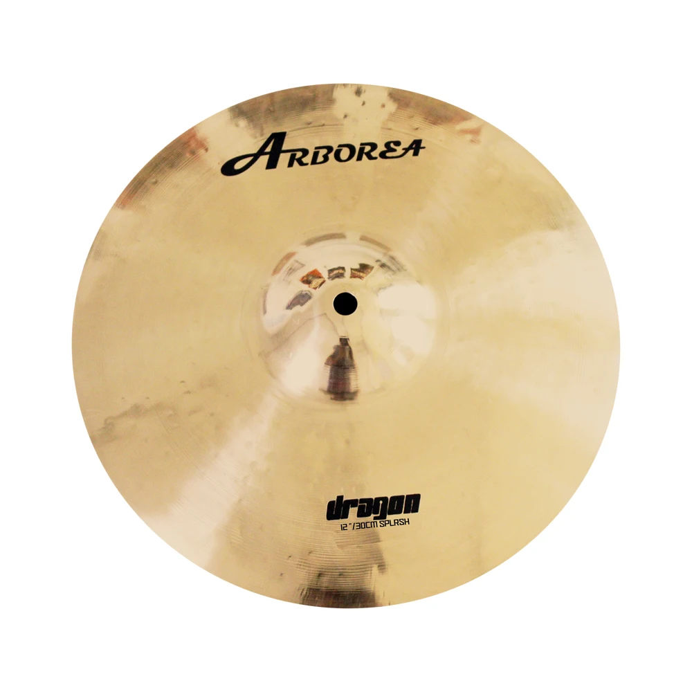 Arborea Splash Cymbal-Dragon Series 6/8/9/10/12 Inch B20 Bronze Cymbal Jazz Drum Parts Brilliant Finish