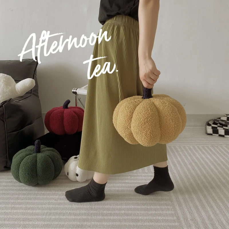 Creative Home INS Pumpkin Plush Toy Home Decoration Sofa Cushion Pumpkin Plush Toy Thanksgiving Gift