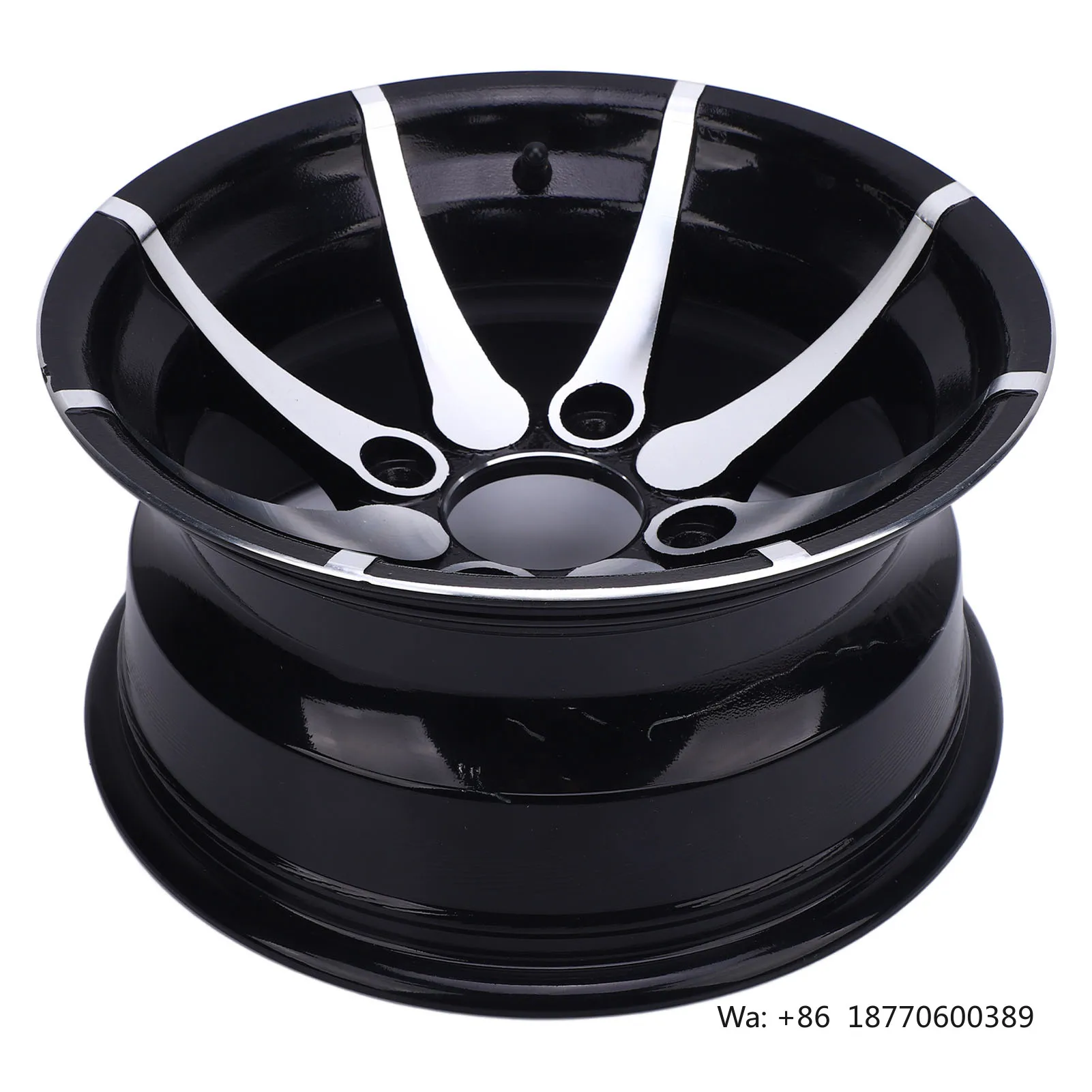 12 Inch ATV Wheel Rim 25X8-12 High Performance Aluminum Alloy Rim for Go Karts  Carts Quad Bikes ATV Replacement Wheel Rim