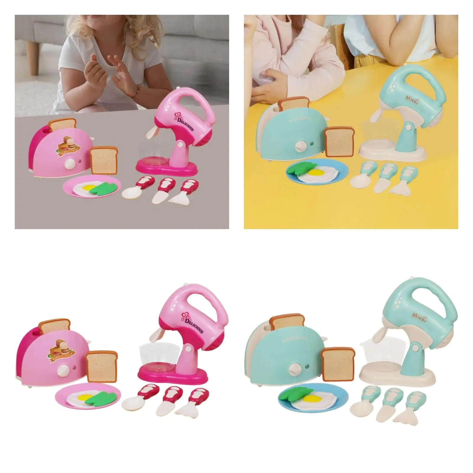 Kitchen Toys Blender Fine Motor Skill Realistic Gifts Role Play Role Play Toy