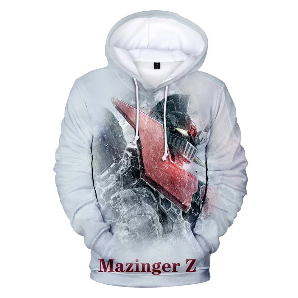 Hot Anime Mazinger Z 3d Print Men/Women Laxity Hoodie Casual Oversized Pullover Popular Streetwear Fashion Trend Men Clothing