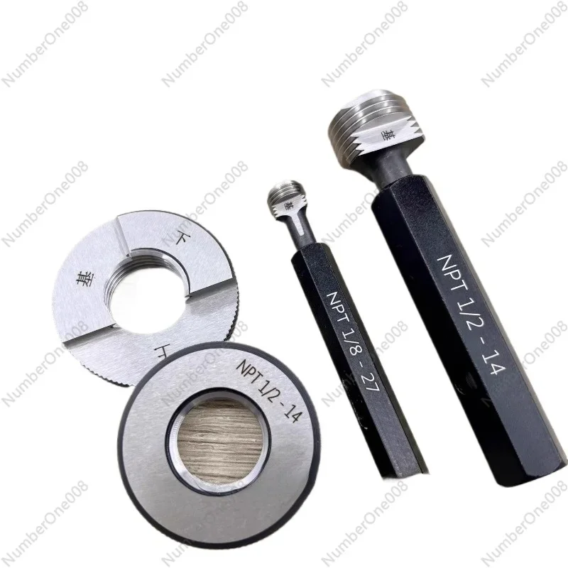 American Tapered Tube Taper Thread Ring Gauge Plug Gauge Pass Gauge NPT 1/16 1/8 1/4 3/8 1/2 3/4