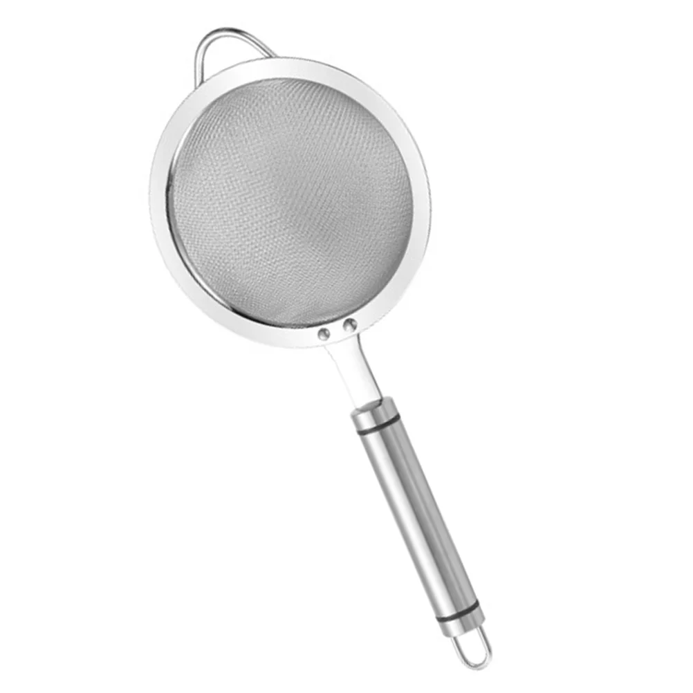 

Stainless Steel Mesh Strainer Kitchen Fine Mesh Sieve for Straining Flour Sugar Spices Coffee Tea Soup Oil Soy Milk Cooking