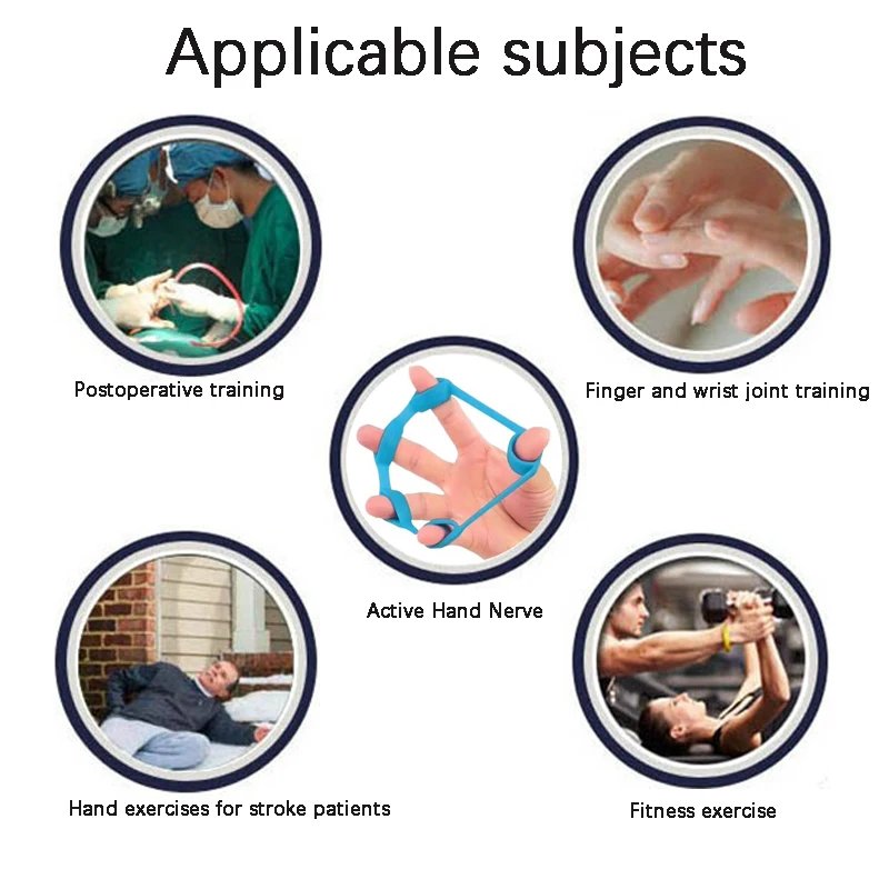1PC Portable Silicone Finger Training Tensioner Finger Rehabilitation Exercise Professional Finger Strength Enhancement Training