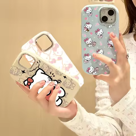 Hello Kitty Case For Samsung Galaxy A56 A55 S25 Ultra S24 S23 S22 Plus S20 S21 FE A15 A54 A16 A36 A26 A14 A24 A25 A32 A35 A52