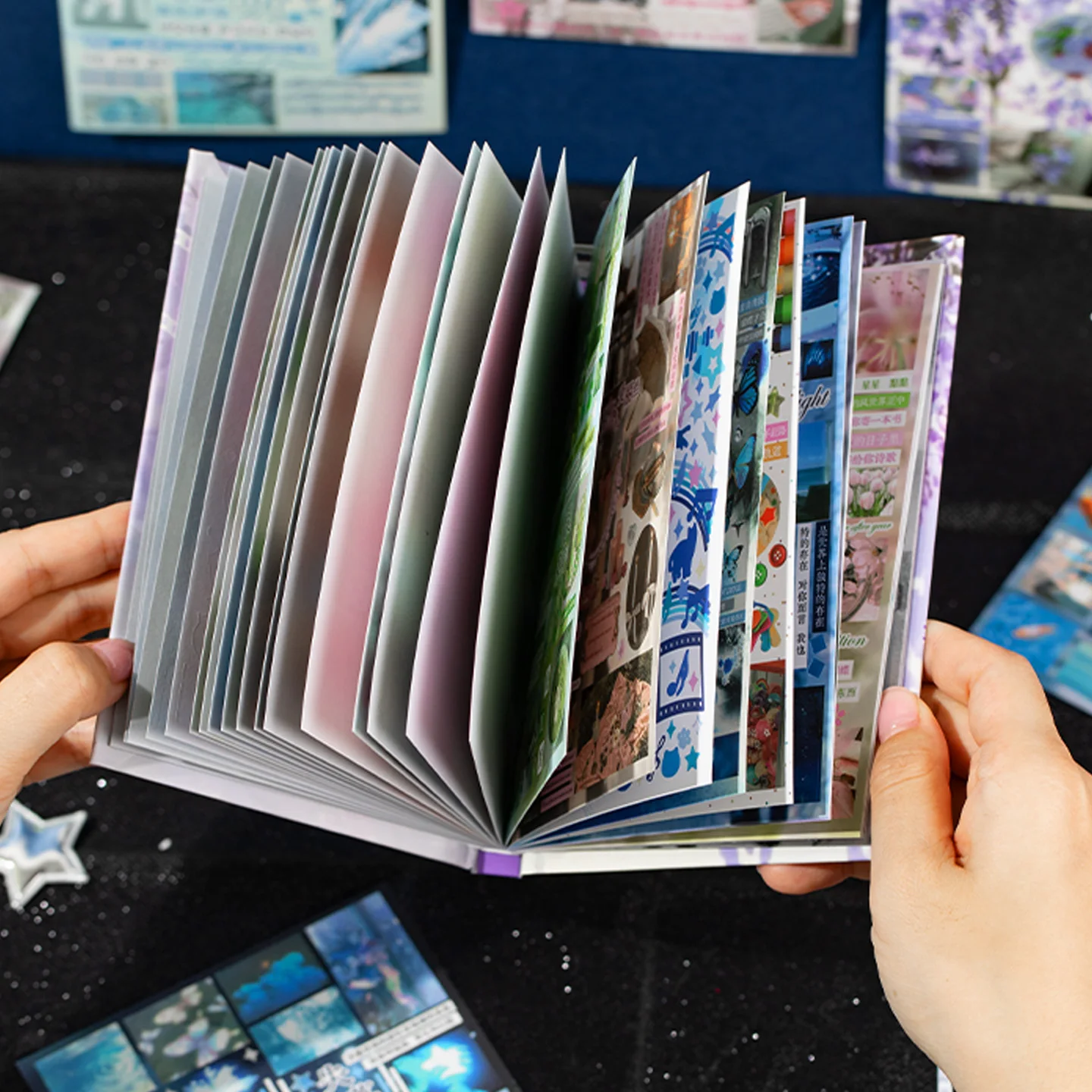 30 ورقة/حقيبة كتاب ملصقات يومي عتيق مقطوع بالقالب، مناسب لسجل القصاصات بنفسك، ديكور جراب الهاتف والمزيد