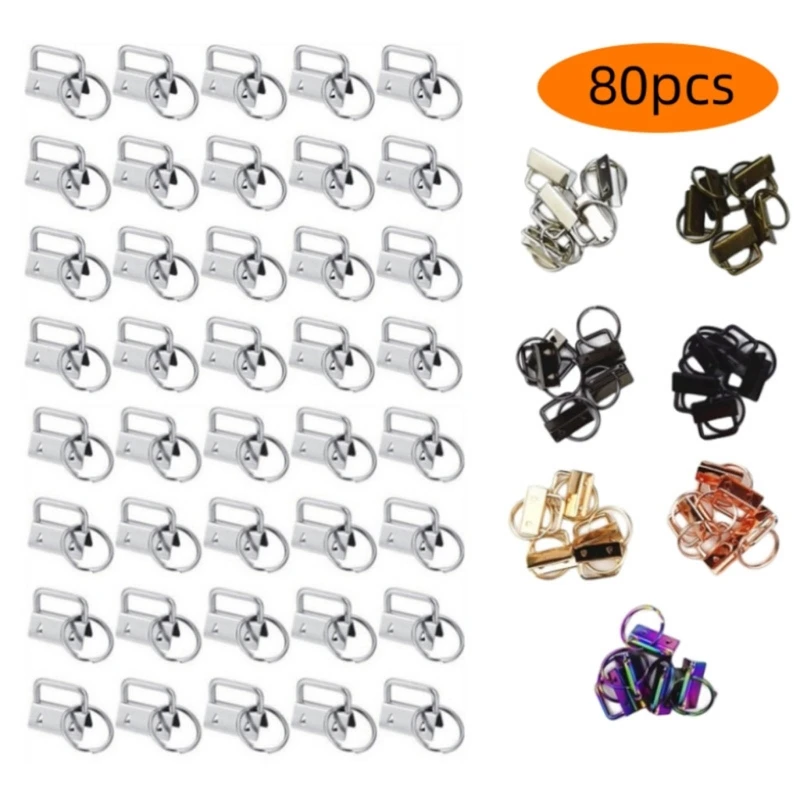 Assorted Sizes Key Hardware with Key Rings Suitable for Various Handicrafts and Gift Making Making Practical