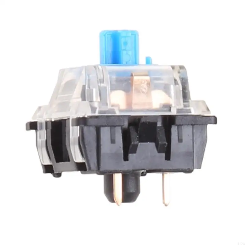 T5EA 10pcs 3pins لوحة المفاتيح مفاتيح مفاتيح زرقاء استبدال للكرز MX الميكانيكية