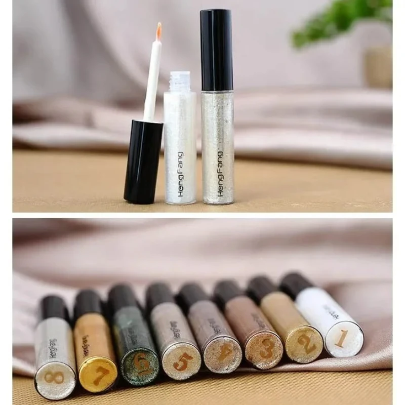 Brand Shiny Makeup Waterproof Long Wear Color Glitter Eyeliner Liquid Make Up Long Lasting Natural Eye Liner Gel 52158#