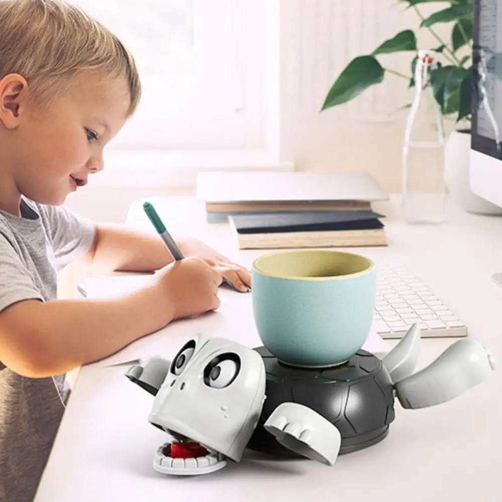 

DIY Assembly Panicked Turtle Coaster ABS Press Turtle Cup Pad Quirky Toys Gaping Eyes Funny Expression DIY Turtle Base Cup Mat