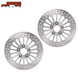 Motorcycle Accessories Front Rear Brake Disc Rotor Set For Harley SOFTAIL SPORTSTER DYNA 1984-2013 TOURING 1984-2007 Street Bike