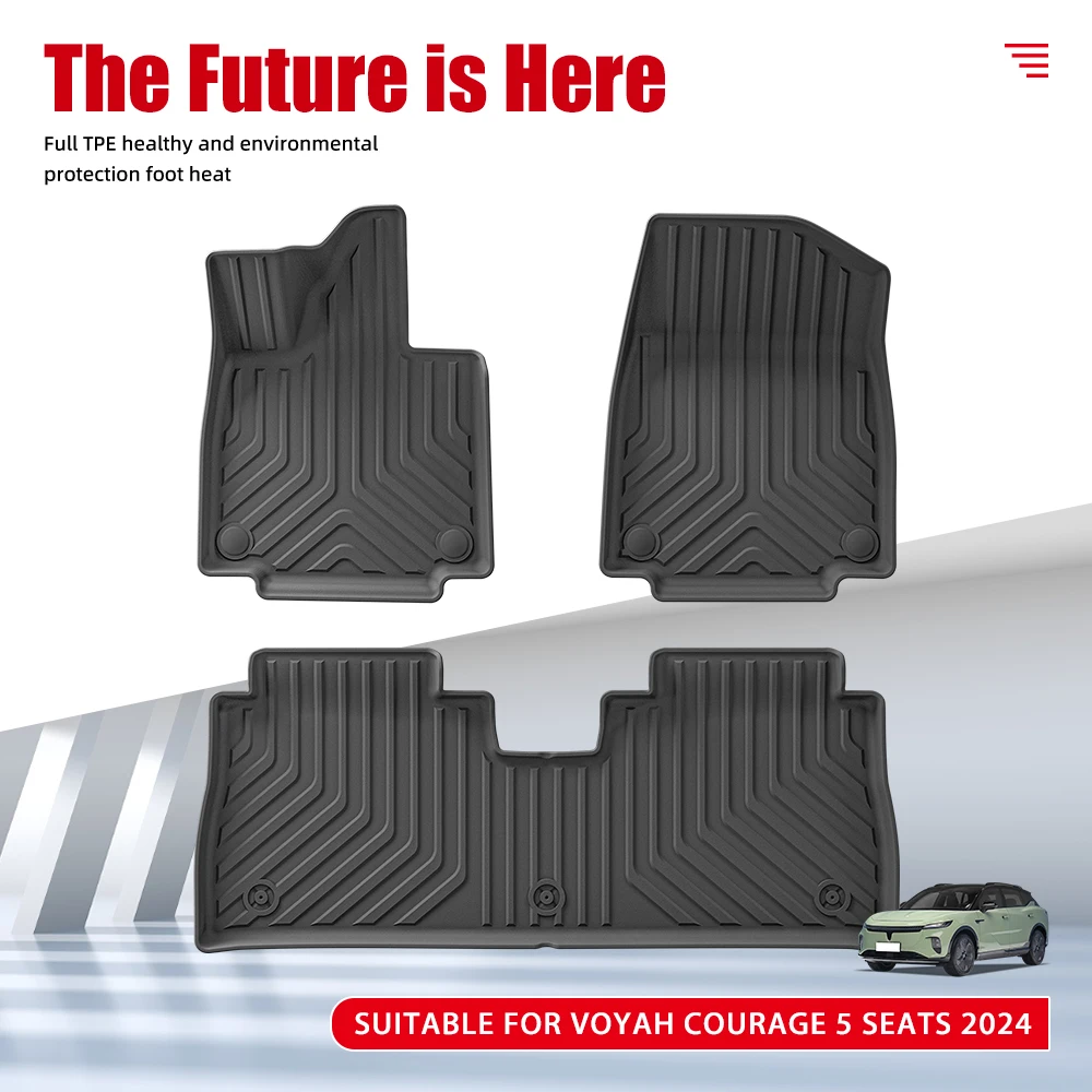 TPE 3D Car Floor Mats 5 Seats - Car Floor Mat Rubber 评论和价格